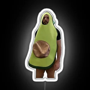 Funhaus Bruce Greene Avocado RGB Neon Sign