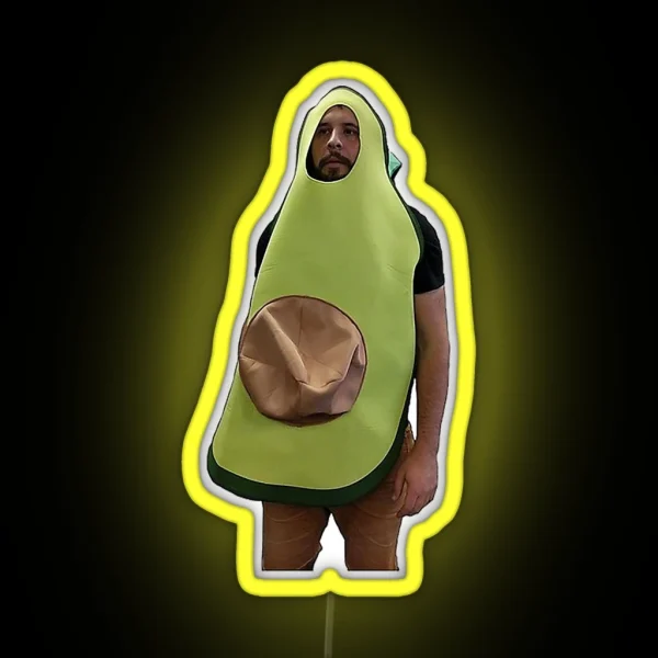 Funhaus Bruce Greene Avocado RGB Neon Sign