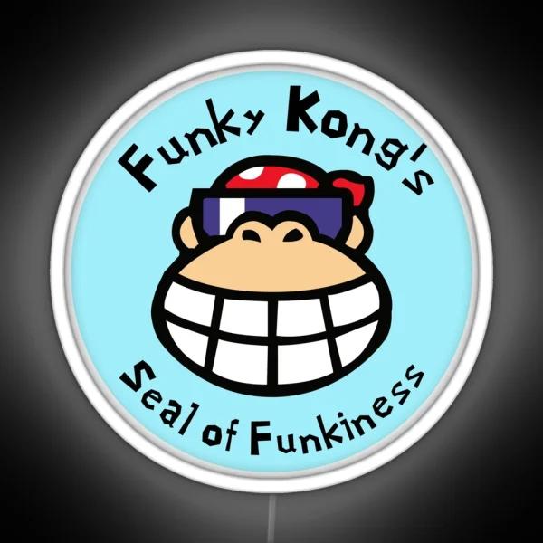 Funky Kong S Seal Of Mischief RGB Neon Sign