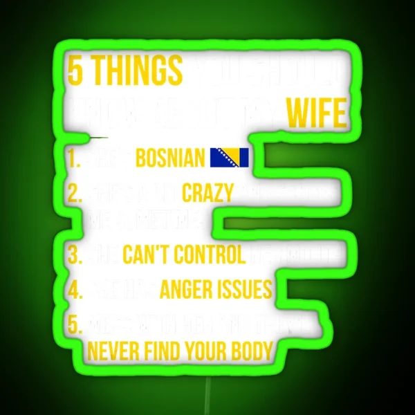 Funny 5 Things You Should Know About My RGB Neon Sign