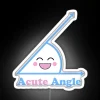 Funny ACUTE Angle RGB Neon Sign