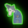 Funny Confused Legosi RGB Neon Sign - Image 4