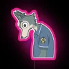Funny Confused Legosi RGB Neon Sign
