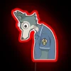 Funny Confused Legosi RGB Neon Sign - Image 2