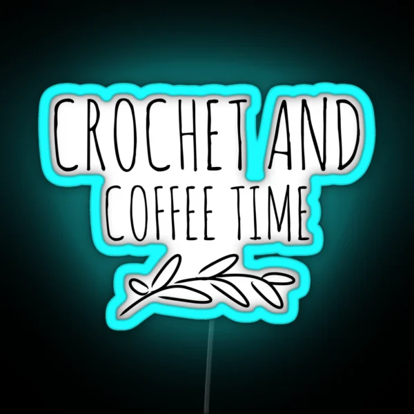 Funny Crochet Gift Gift For Crochet Lovers Crochet And RGB Neon Sign
