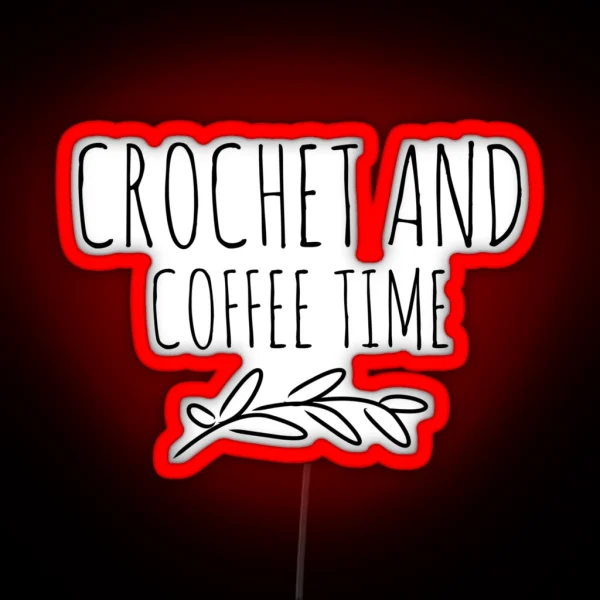 Funny Crochet Gift Gift For Crochet Lovers Crochet And RGB Neon Sign