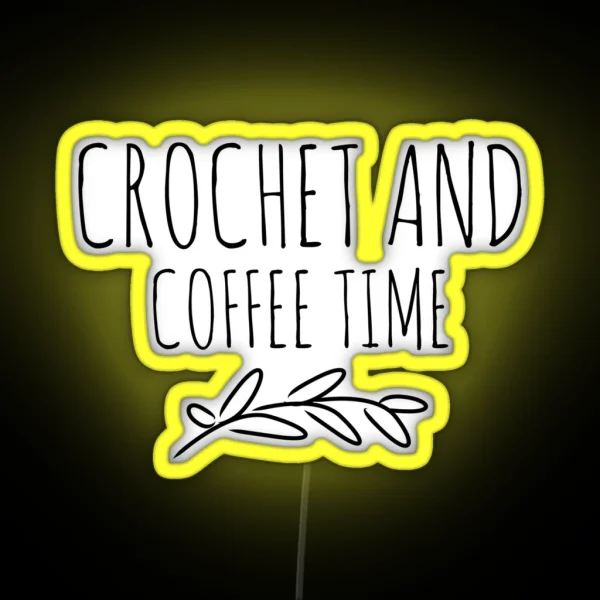 Funny Crochet Gift Gift For Crochet Lovers Crochet And RGB Neon Sign