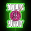 Funny Crochet Stitches Be Slippin Crochet Pun RGB Neon Sign - Image 4