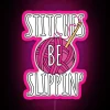 Funny Crochet Stitches Be Slippin Crochet Pun RGB Neon Sign