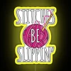 Funny Crochet Stitches Be Slippin Crochet Pun RGB Neon Sign - Image 6