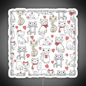 Funny Cute Cat RGB Neon Sign