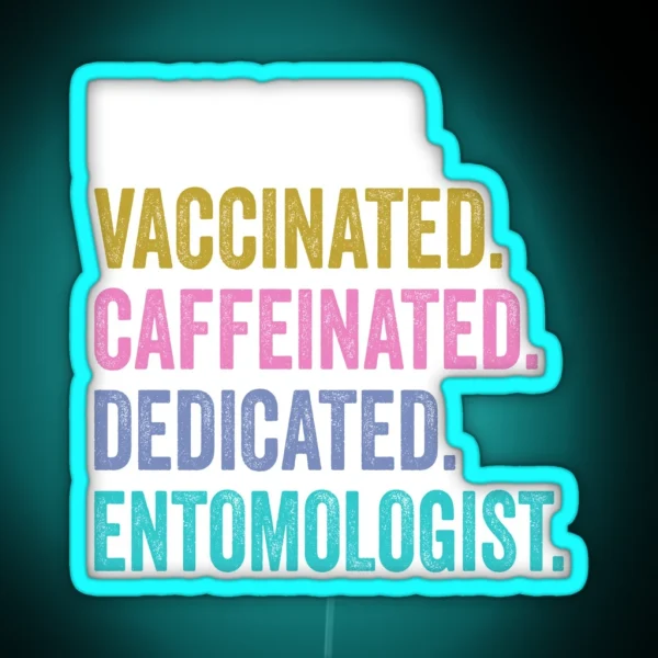 Funny Entomologisled Dad Husband Entomologist Student RGB Neon Sign