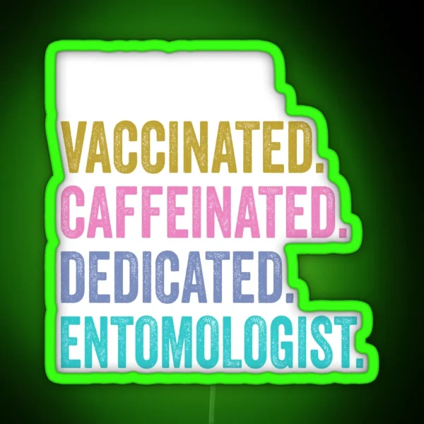 Funny Entomologisled Dad Husband Entomologist Student RGB Neon Sign