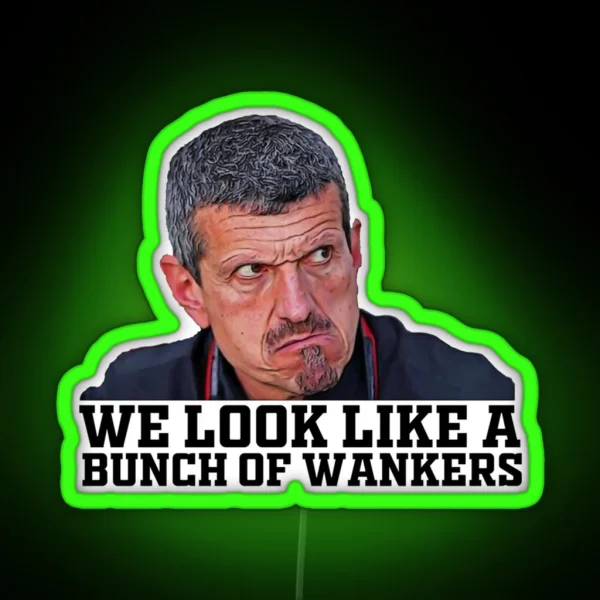 Funny F1 Boss Quote Guenther Steiner RGB Neon Sign