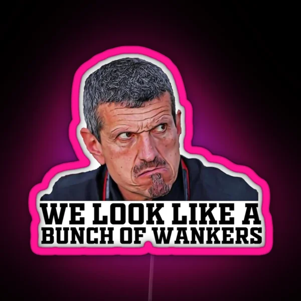 Funny F1 Boss Quote Guenther Steiner RGB Neon Sign