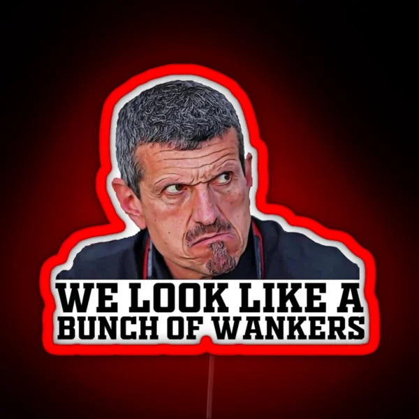 Funny F1 Boss Quote Guenther Steiner RGB Neon Sign