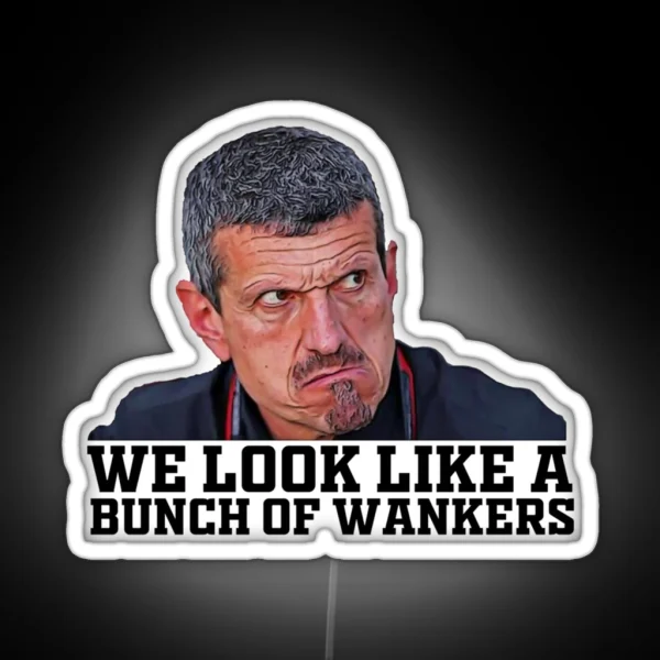 Funny F1 Boss Quote Guenther Steiner RGB Neon Sign