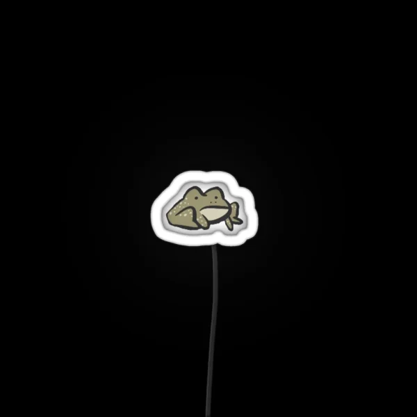 Funny Frog RGB Neon Sign