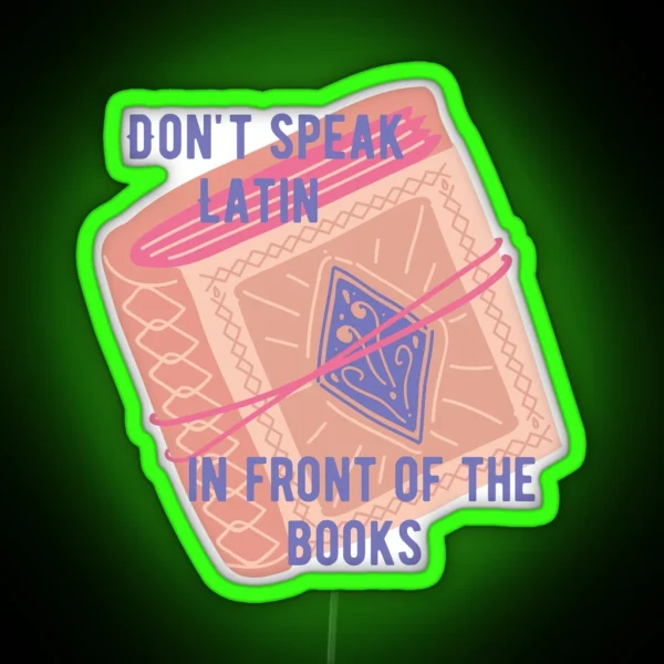 Funny Giles Buffy The Vampire Slayer Books Quote RGB Neon Sign