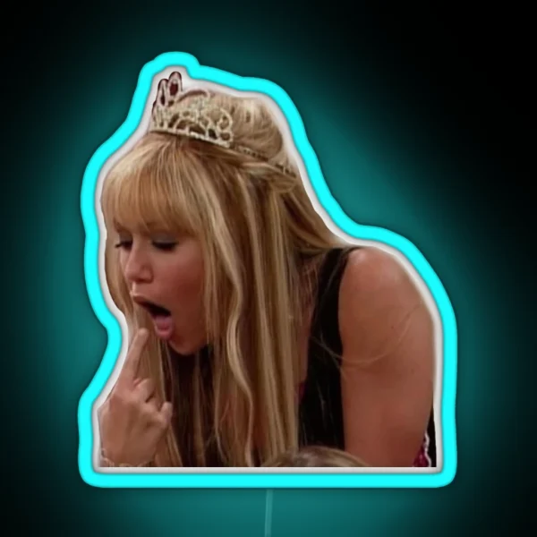 Funny Hannah Montana Led RGB Neon Sign