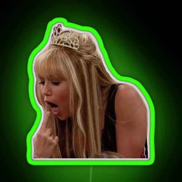 Funny Hannah Montana Led RGB Neon Sign
