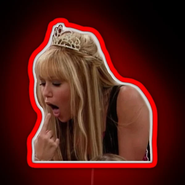 Funny Hannah Montana Led RGB Neon Sign