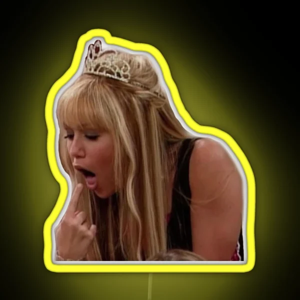 Funny Hannah Montana Led RGB Neon Sign
