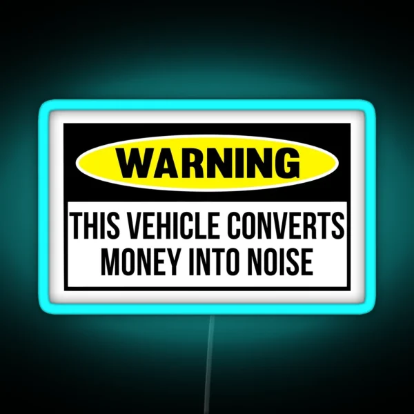 Funny Helmet RGB Neon Sign