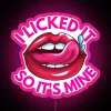 Funny I Licked It So Its Mine Naughty Cute Flirty Men Women Kid Valentine Saying RGB Neon Sign