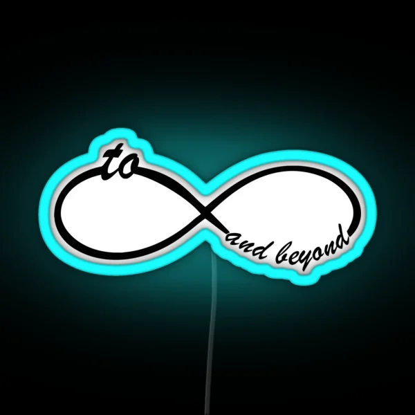 Funny Infinity Love RGB Neon Sign