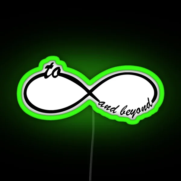 Funny Infinity Love RGB Neon Sign