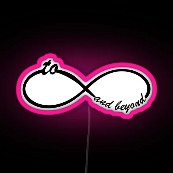 Funny Infinity Love RGB Neon Sign