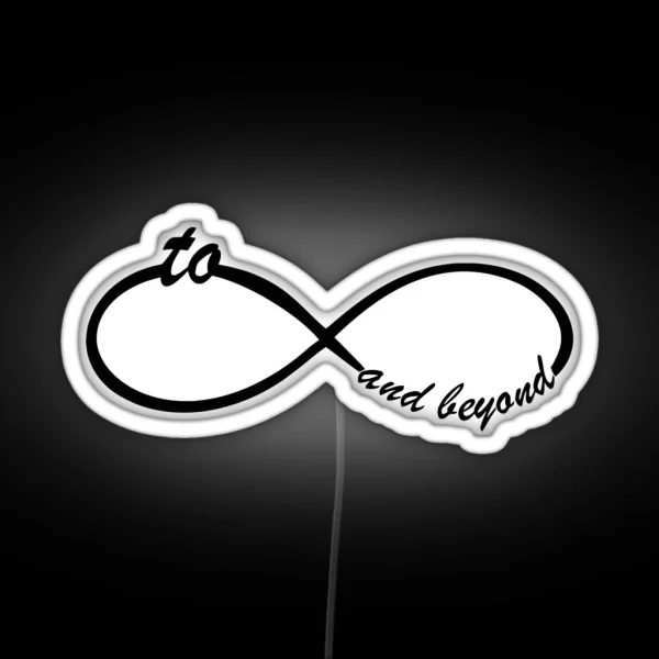 Funny Infinity Love RGB Neon Sign