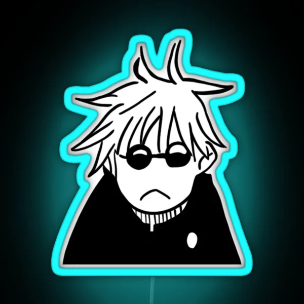 Funny Manga Gojo Satoru RGB Neon Sign