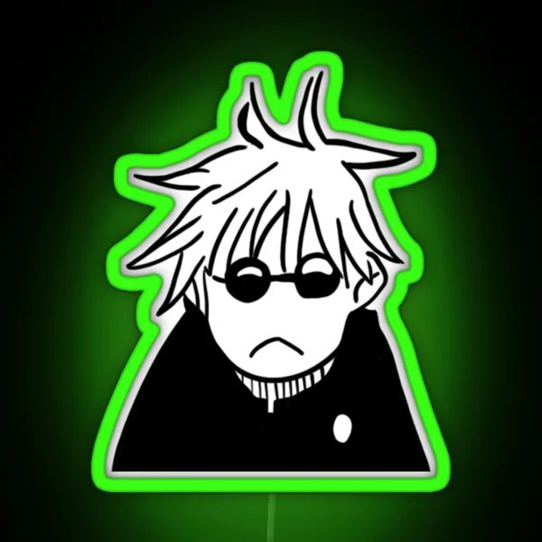 Funny Manga Gojo Satoru RGB Neon Sign