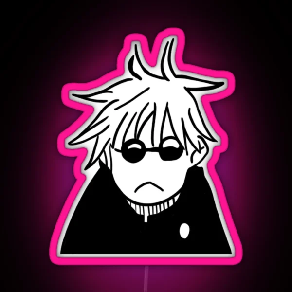 Funny Manga Gojo Satoru RGB Neon Sign