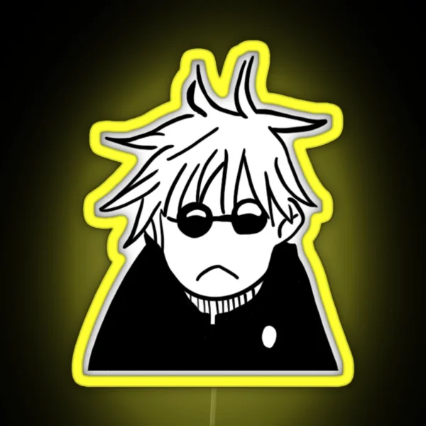 Funny Manga Gojo Satoru RGB Neon Sign