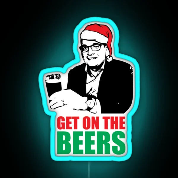 Funny Meme Humorous Dan Andrews Get On The RGB Neon Sign
