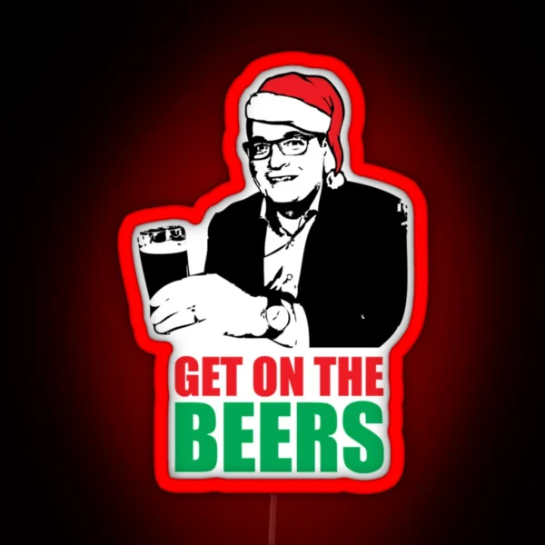 Funny Meme Humorous Dan Andrews Get On The RGB Neon Sign