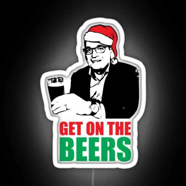 Funny Meme Humorous Dan Andrews Get On The RGB Neon Sign