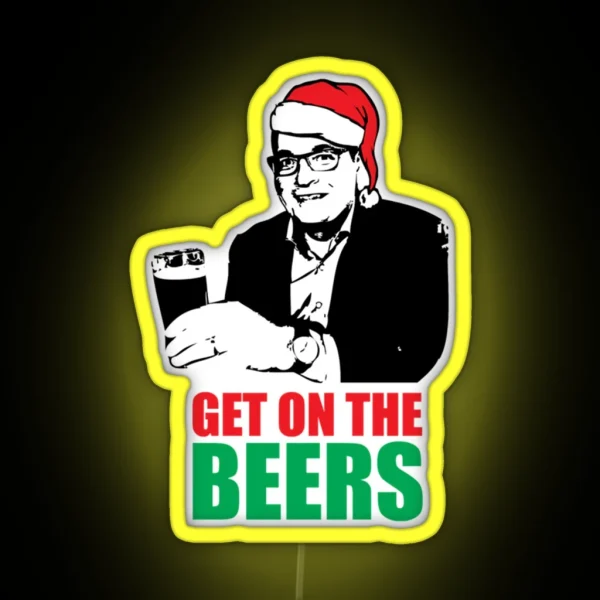 Funny Meme Humorous Dan Andrews Get On The RGB Neon Sign