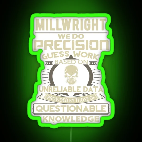 Funny Millwright RGB Neon Sign