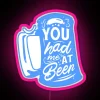 Funny Oktoberfest You Had Me At Beer RGB Neon Sign - Image 6
