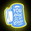Funny Oktoberfest You Had Me At Beer RGB Neon Sign - Image 5