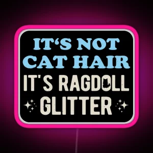 Funny Ragdoll Cat RGB Neon Sign