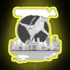 Funny Retro Catzilla 03 RGB Neon Sign - Image 5