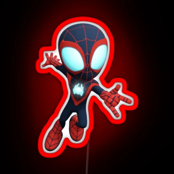 Funny Spidey And His Amazing 2023 RGB Neon Sign
