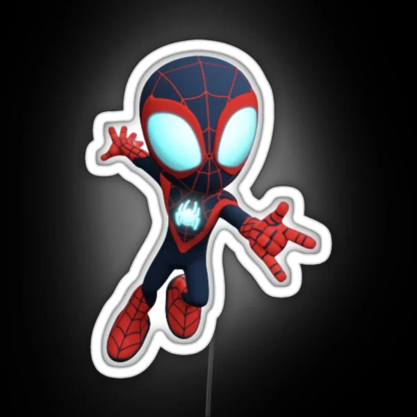Funny Spidey And His Amazing 2023 RGB Neon Sign