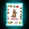 Funny Xmas Ugly Cat Lovers Owners RGB Neon Sign - Image 3