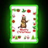Funny Xmas Ugly Cat Lovers Owners RGB Neon Sign - Image 4